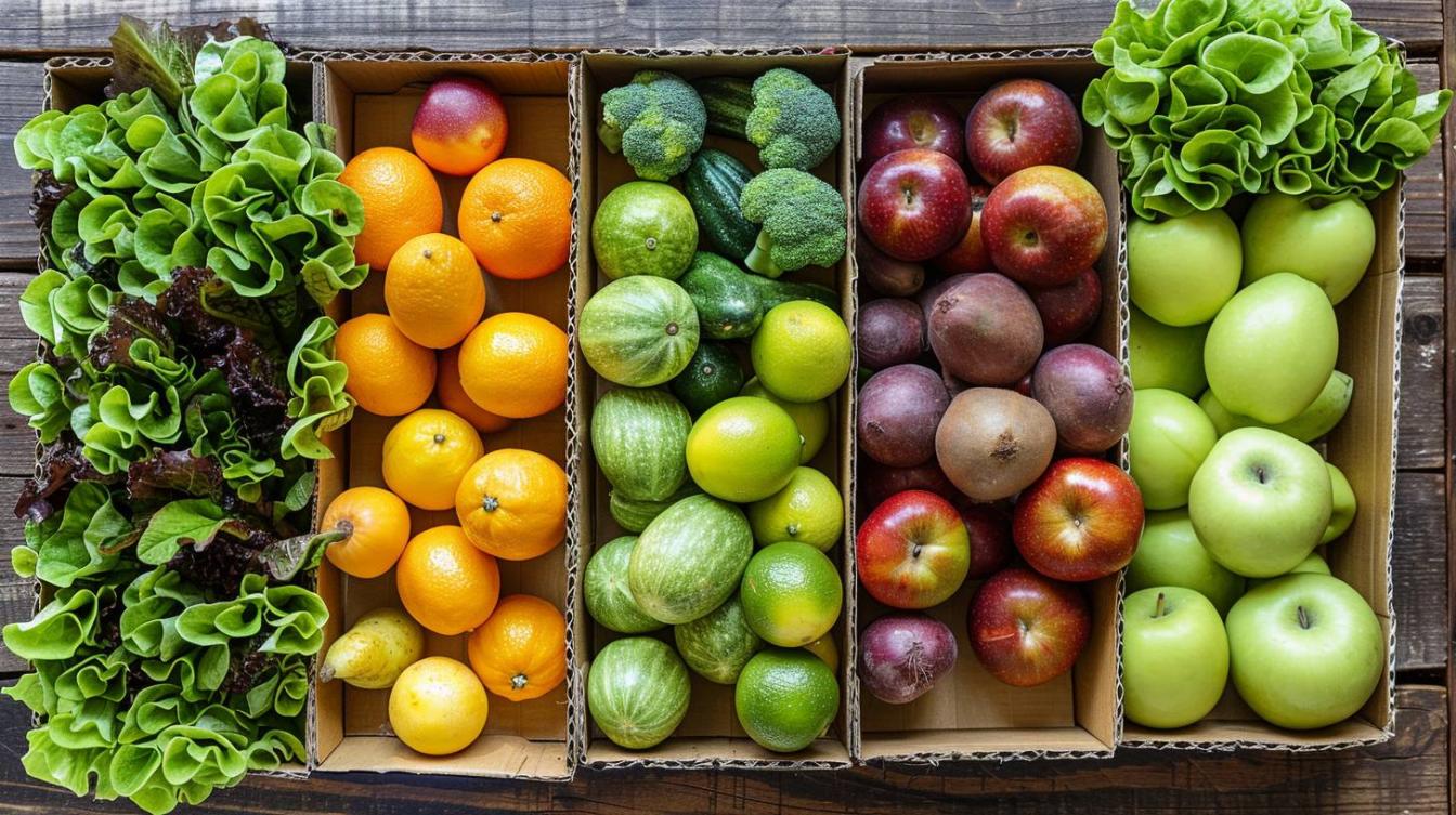 Barquette carton pour les fruits et légumes