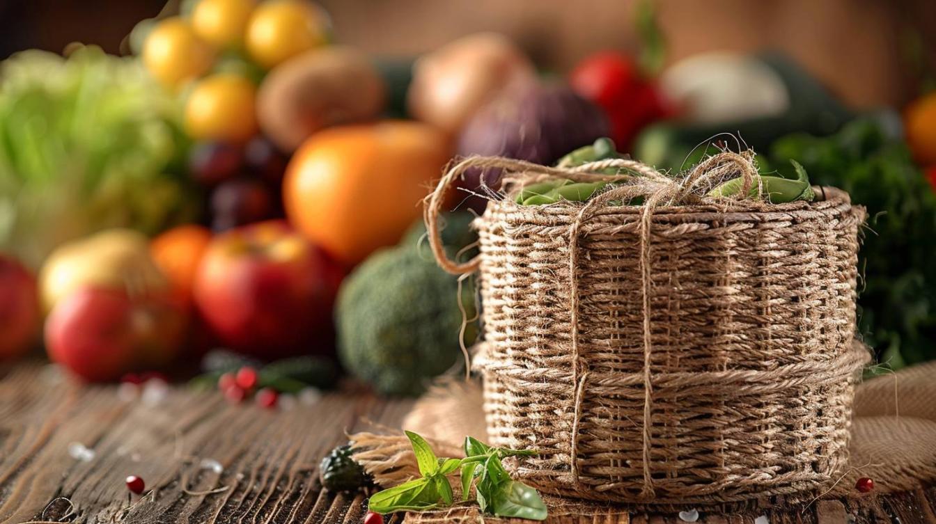 Utilisation de la ficelle de jute pour un emballage écologique des produits alimentaires