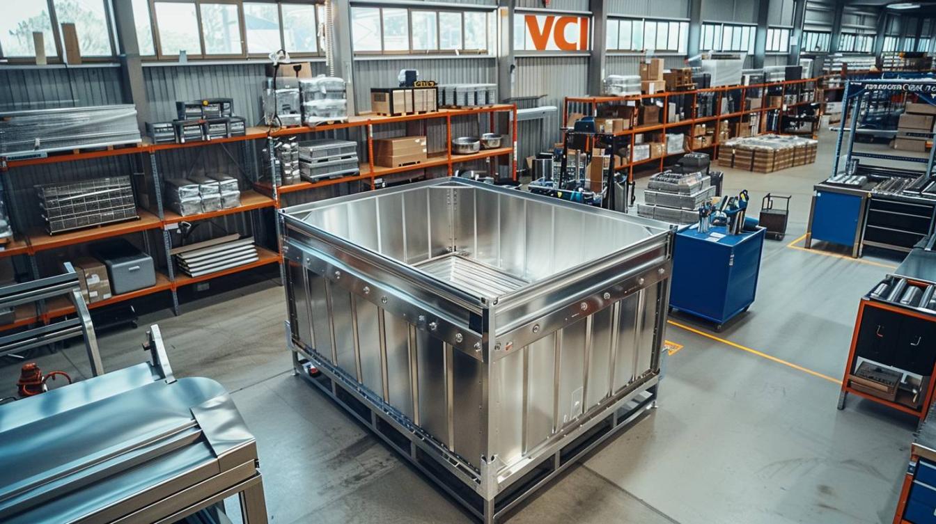 VCI dans le packaging : solutions innovantes en acier et métal